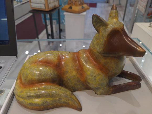San Pacific Sculpture Brass - Fox