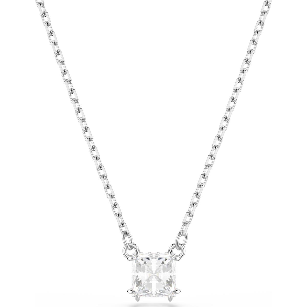 Stilla pendant, Square cut, White, Rhodium plated
5701903