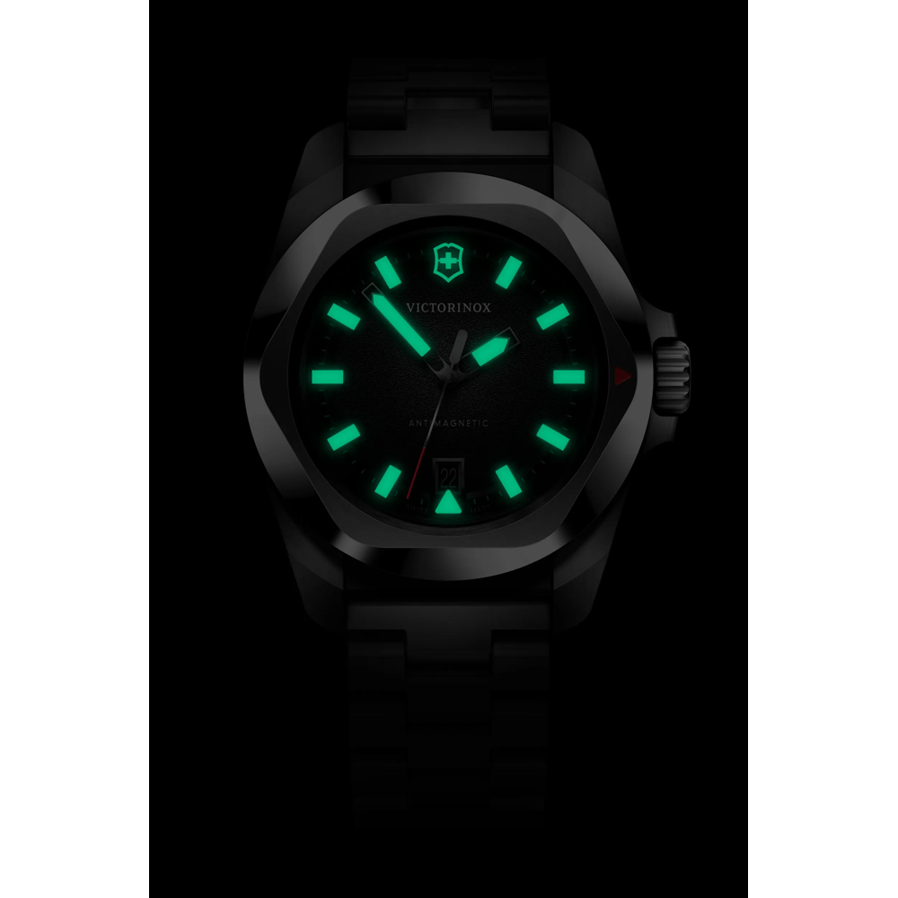 I.N.O.X. 41, SIR, BLK dial, SIR SST bracelet 242030