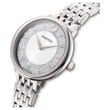 Crystalline Chic watch Swiss Made, Metal bracelet, Silver tone, Stainless steel 5544583