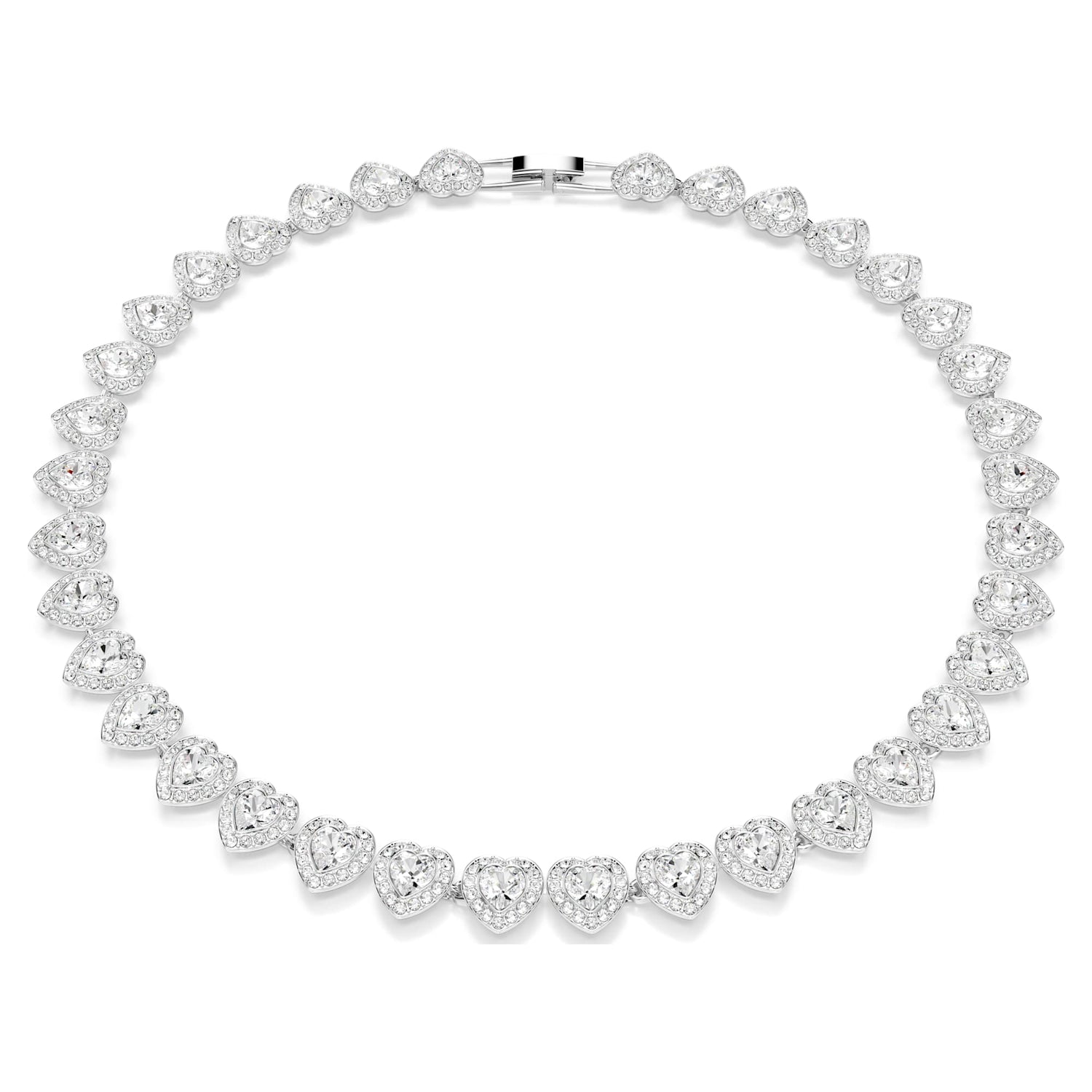 Swarovski necklace with white stone