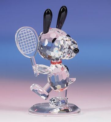 Crystal World Peanuts Snoopy Tennis Anyone PS008