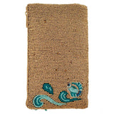 Sail Away Beaded Sail Boat Ocean Themed Crossbody Phone Bag