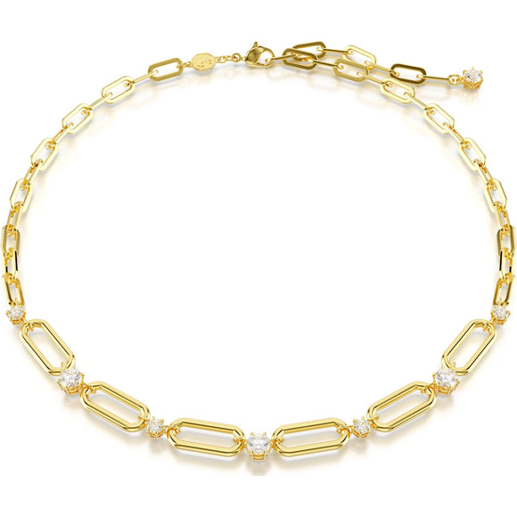 Constella necklace, White, Gold-tone plated 5683354