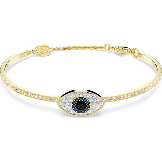 Symbolica bangle, Evil eye, Blue, Gold-tone plated 5692171