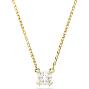 Stilla pendant, Square cut, White, Gold-tone plated
5693153