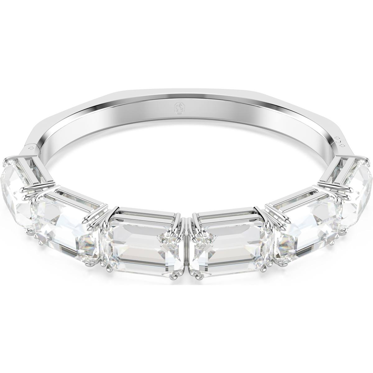 Millenia bangle, Octagon cut, White, Rhodium plated 5696322