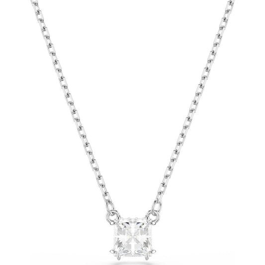 Stilla pendant, Square cut, White, Rhodium plated
5701903