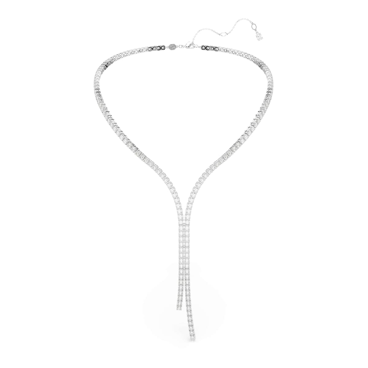  Y-shape necklace on white background