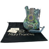 Starlet Beaded Guitar Crossbody Handbag