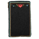 Shine On Beaded Sun Theme with Flowers Crossbody Phone Bag