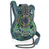 Starlet Beaded Guitar Crossbody Handbag