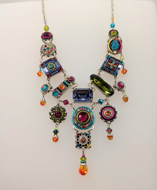 Firefly Necklace large multi color LA DOLCE VITA collection