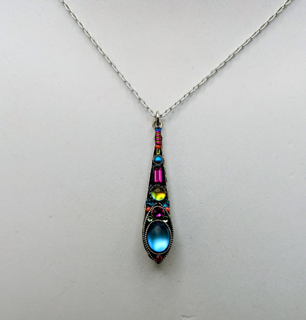 Firefly Moonlight Extended Drop Pendant on white background.