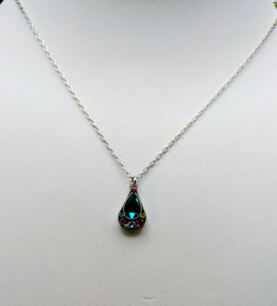 Green Pendant on white back ground.