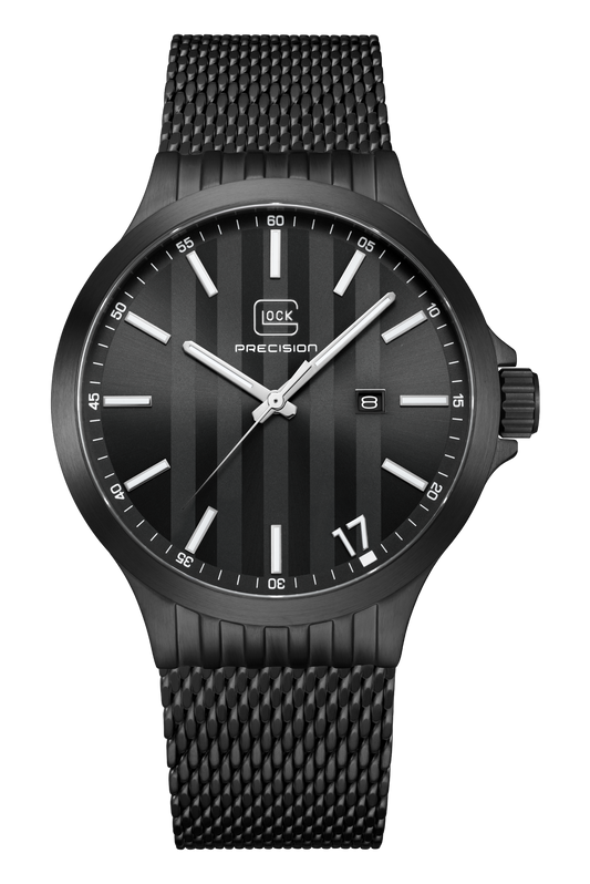 GLOCK GW-12-1-24 Watch | 44 mm Black Mesh Strap