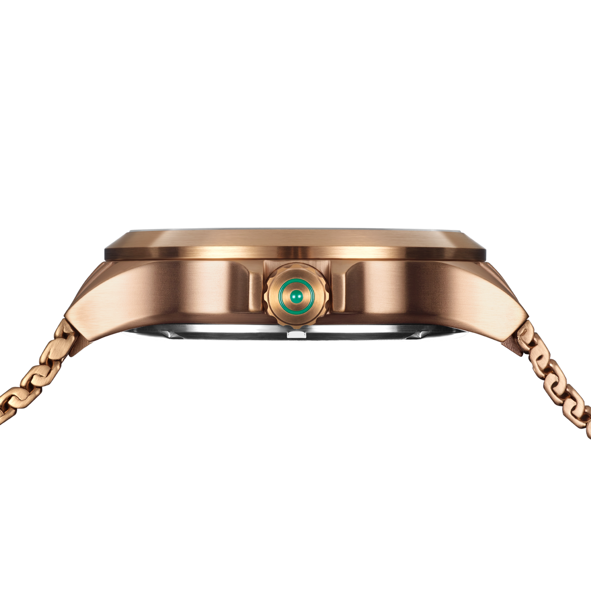 GLOCK GW-12-2-24 Green Dial Watch, 44 mm Coyote Mesh