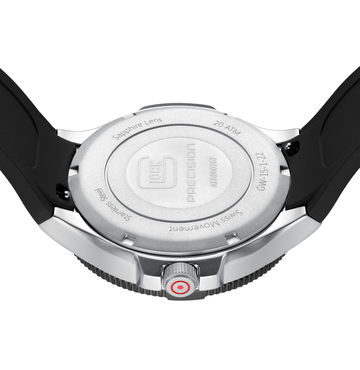 GW-15-1-22 20 ATM WATER RESISTANCE,  SWISS MOVEMENT,  SAPPHIRE CRYSTAL,  ROTATING BEZEL,  SWISS SUPER-LUMINOVA®