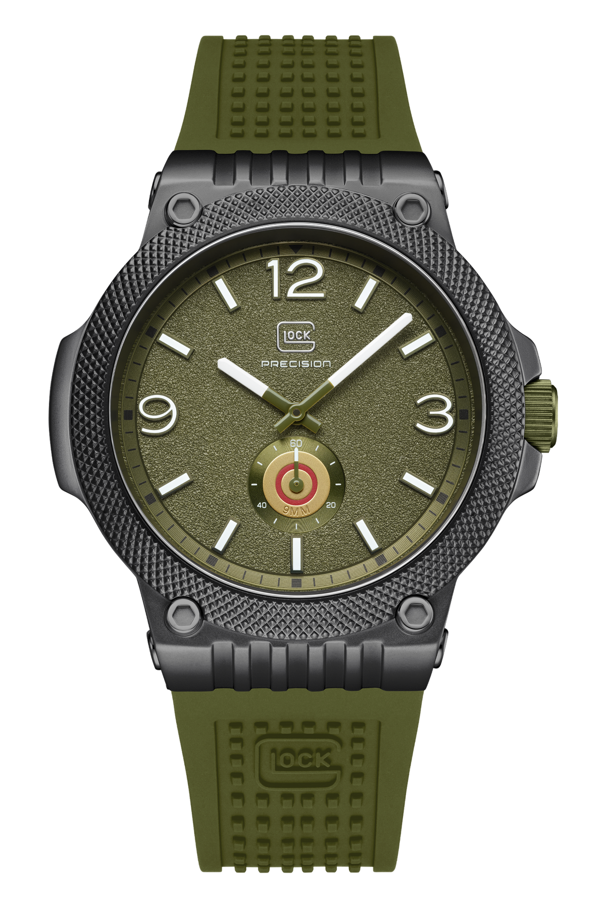 GLOCK GW-43-2-24 Watch, 43 mm Army Green Dial