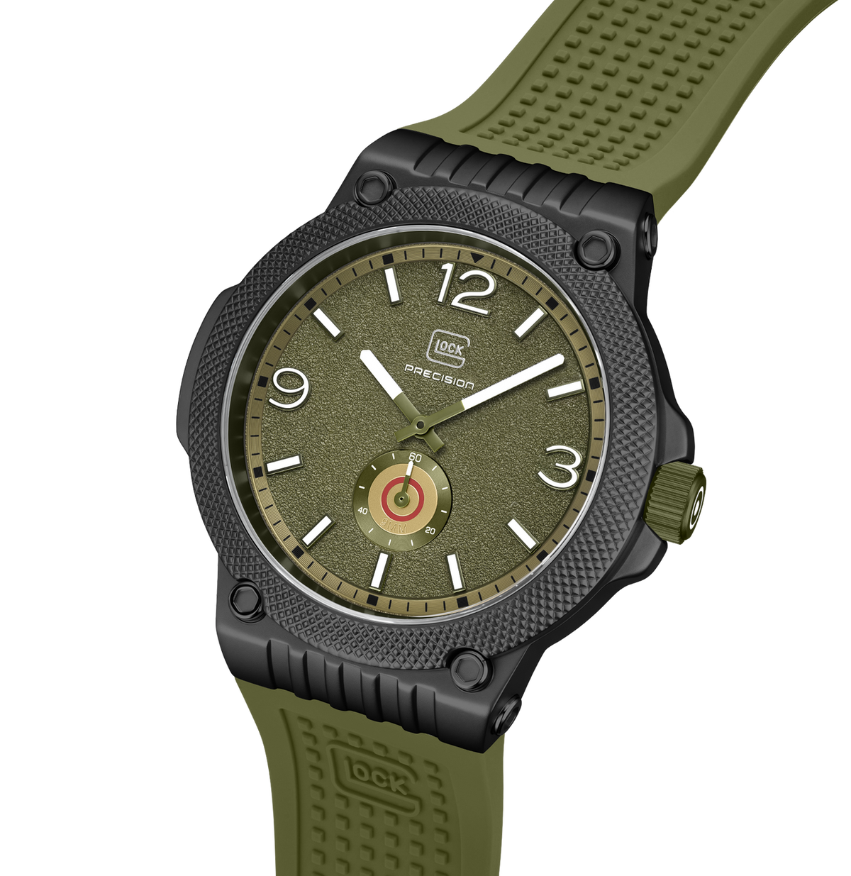 GLOCK GW-43-2-24 Watch, 43 mm Army Green Dial
