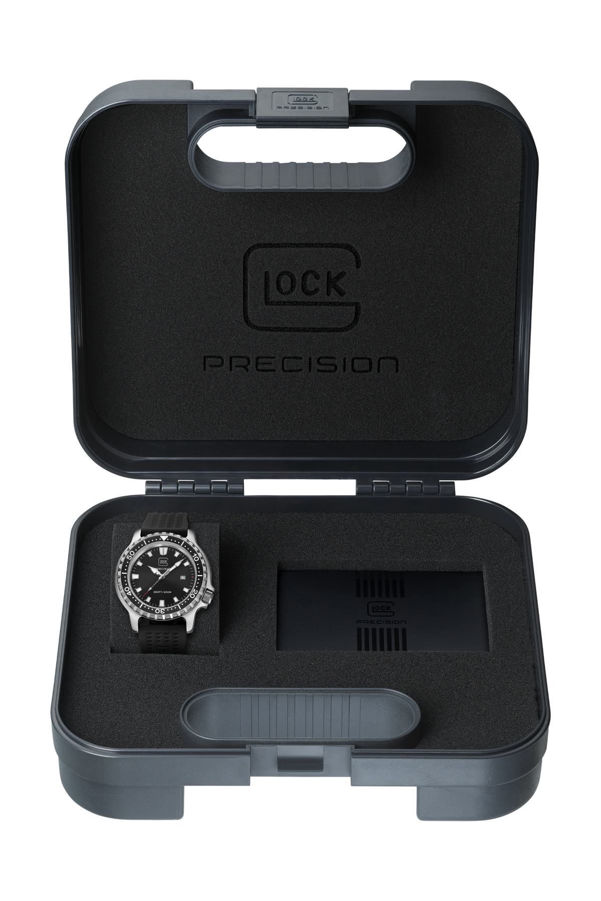 Black watch in a GLOCK Precision case.