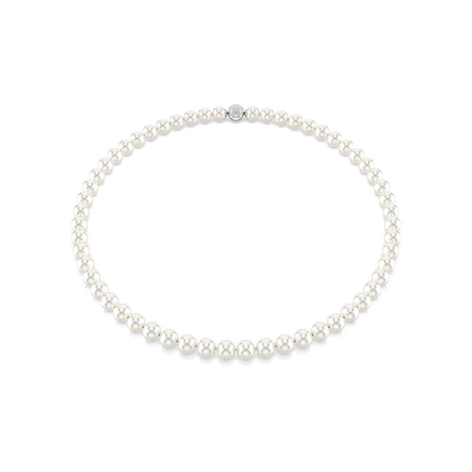 Pearl necklace on a white background
