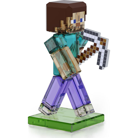 Swarovski crystal Minecraft Steve figure