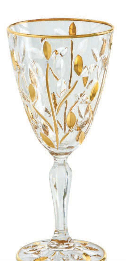 TREE OF LIFE  Venetian WINE GLASSES PCVA683