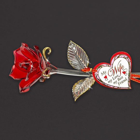 S6 423-RW: Wife, My Best Friend Red Rose