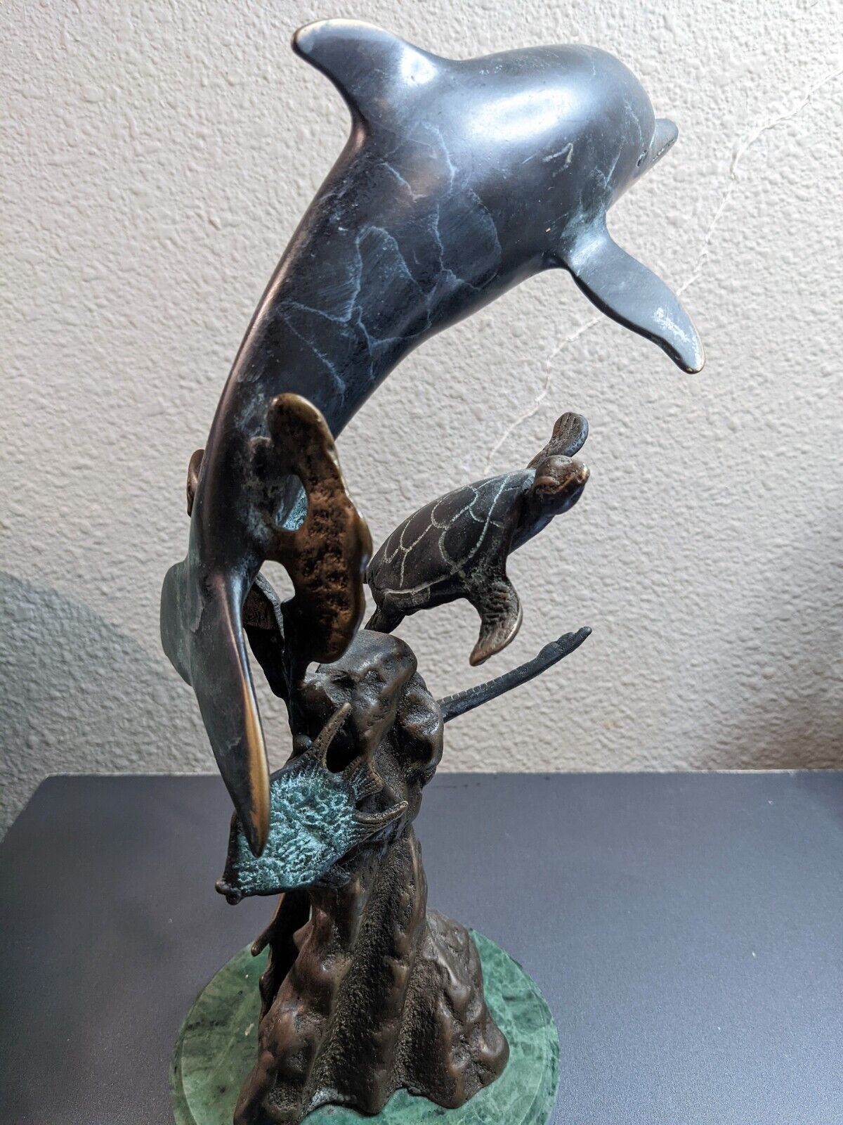 San Pacific Dolphin and Undersea Friends Sculpture