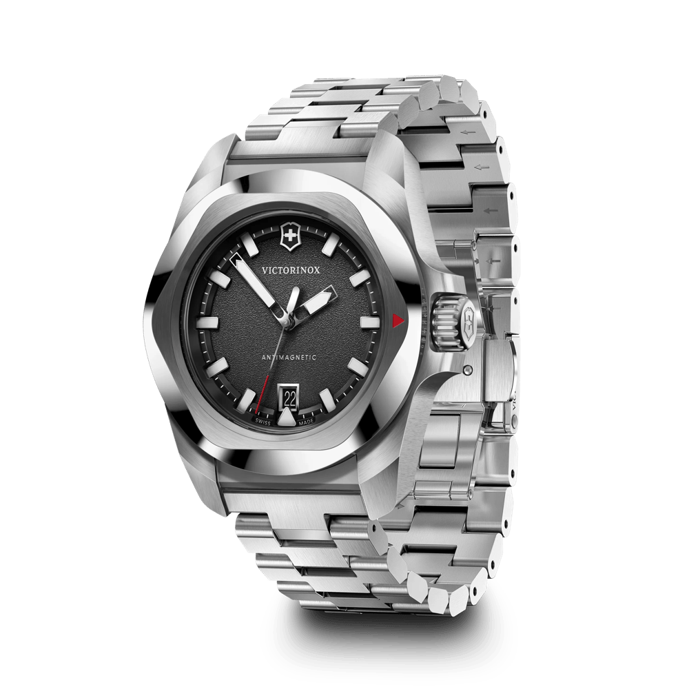 I.N.O.X. 41, SIR, BLK dial, SIR SST bracelet 242030