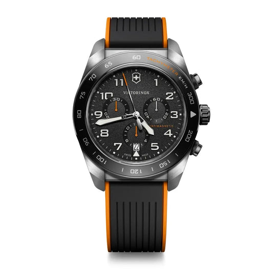Swiss Army Chrono 42, SIR, BLK dial, BLK rubber strap 242050