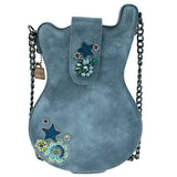 Starlet Beaded Guitar Crossbody Handbag