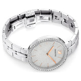 Cosmopolitan watch Swiss Made, Metal bracelet, Silver tone, Stainless steel 5517807