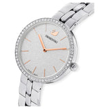 Cosmopolitan watch Swiss Made, Metal bracelet, Silver tone, Stainless steel 5517807