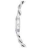 Dextera Chain watch, Swiss Made, Crystal bracelet, Silver tone, Stainless Steel 5668899