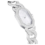 Dextera Chain watch, Swiss Made, Crystal bracelet, Silver tone, Stainless Steel 5668899