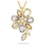 Elegance of Africa necklace Flower, Multicolored, Gold-tone plated 5650029