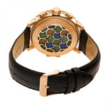 Heritor Automatic Aura Semi-Skeleton Leather-Band Watch HERHR3503
