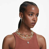 Gema pendant Mixed cuts, Multicolored, Gold-tone plated 5705816