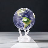 Mova Globe 4.5" Satellite view earth with clouds