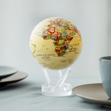 MOVA POLITICAL MAP YELLOW GLOBE 4.5"