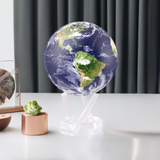 Mova Globe 4.5" Satellite view earth with clouds