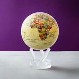 MOVA POLITICAL MAP YELLOW GLOBE 4.5"