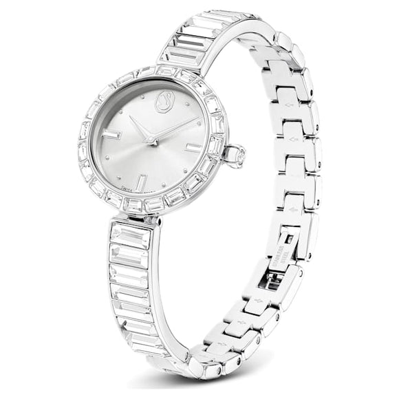 Matrix Bangle watch Swiss Made, Crystal bracelet, Stainless Steel