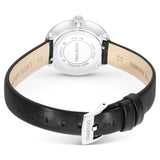 Matrix Tennis watch Swiss Made, Leather strap, Black, Stainless Steel 5706663