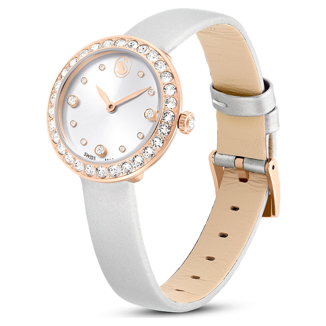 watch with a white face on a white background
