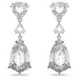 Mesmera drop earrings
Mixed cuts, White, Rhodium plated