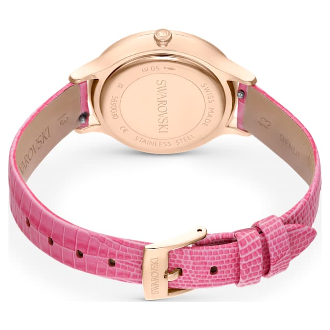 Pink, Rose gold-tone finish back view