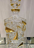 24kt Gold plated Venetian Glass Decanter 30 OZ